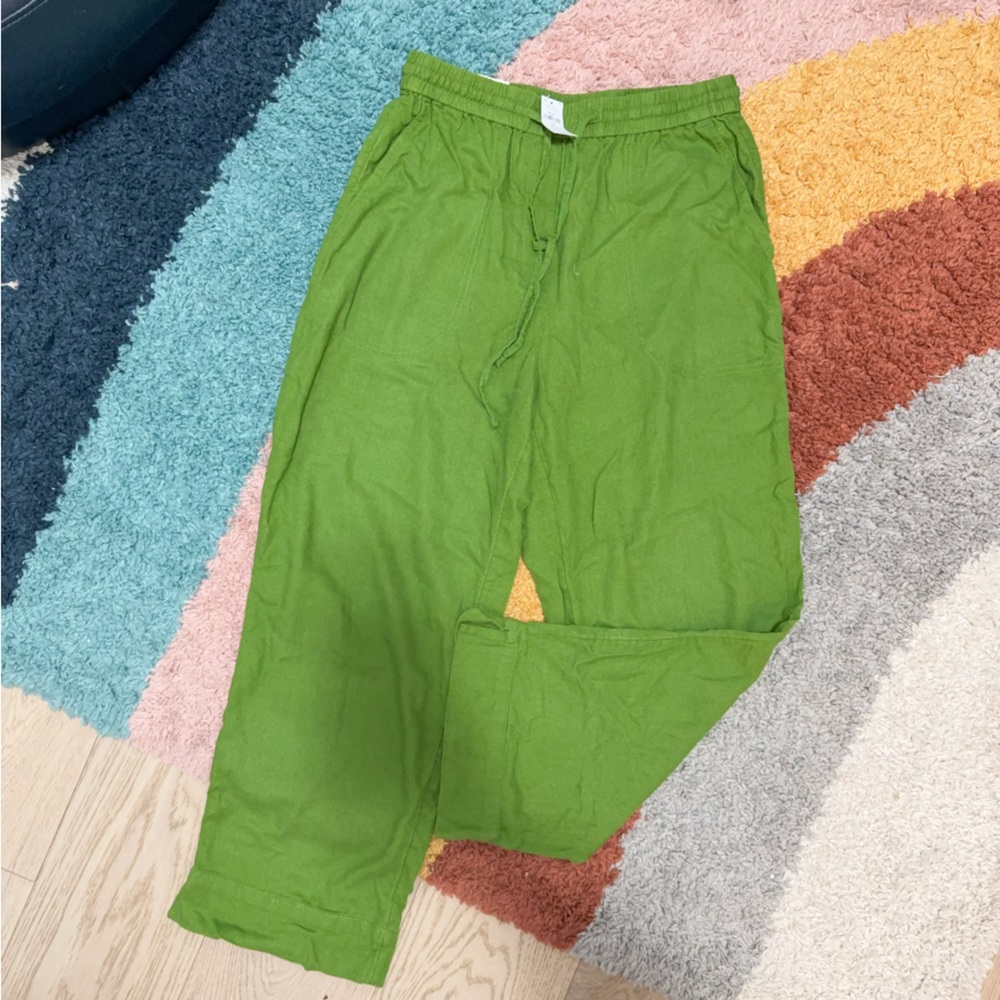 NWT 706619 Banana republic linen pant S